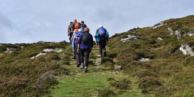 Hill Walking, Inishbofin, County GAlway Ireland