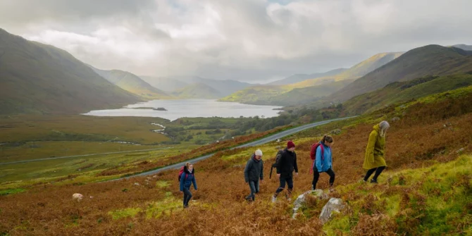 Lough Nafooey or Loch Na Fooey-Connemara-County Galway-Ireland