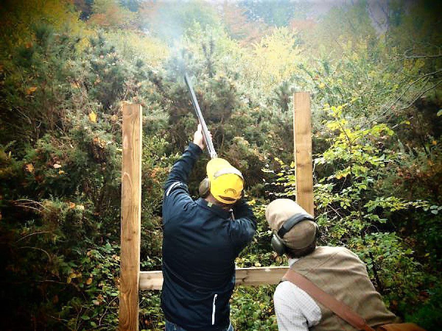 Clay pigeon shooting experience. Mayo. Guided.