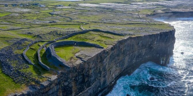 Dún Aonghus fort Inishmore Aran islands galway Ireland