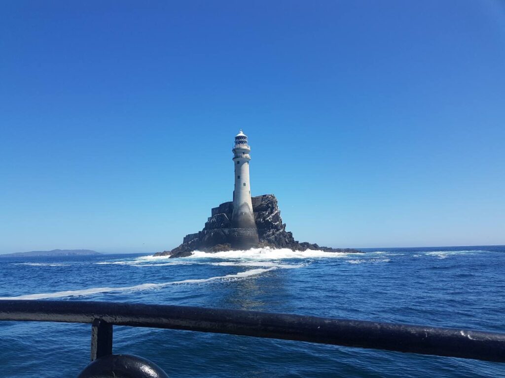 Fastnet Rock Lighthouse & Cape Clear Island tour departing Baltimore. West Cork. Self-guided.