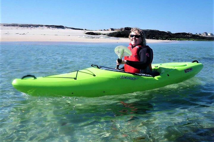 Sea kayaking in Roundstone Bay. Galway. Guided