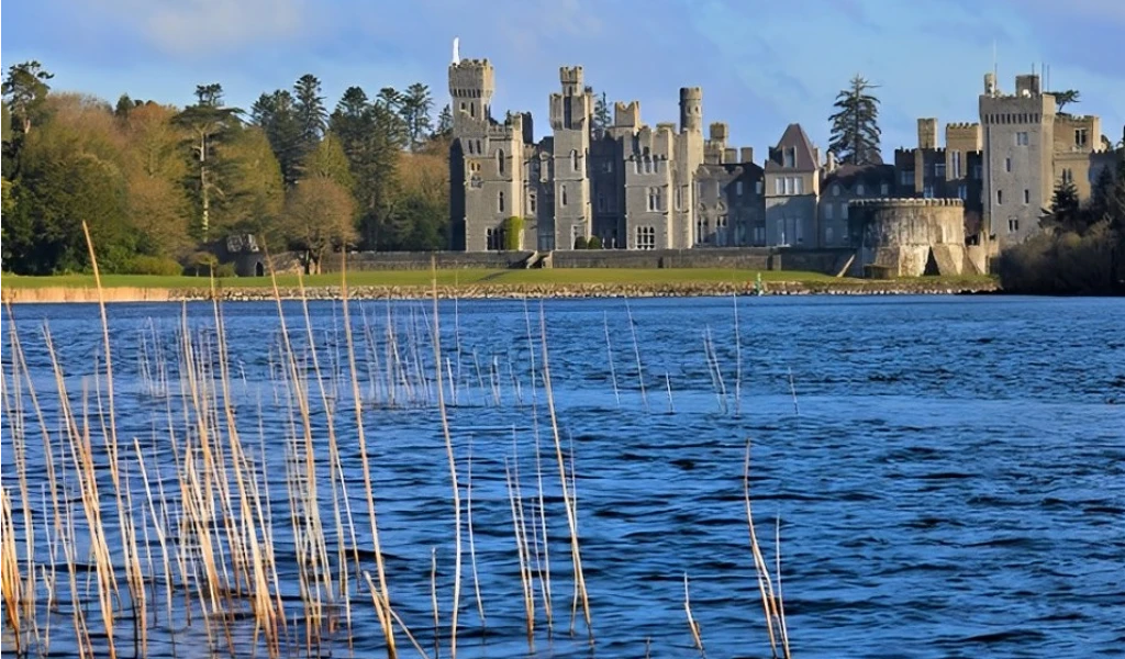 Ashford castle from the water-Mayo-Ireland