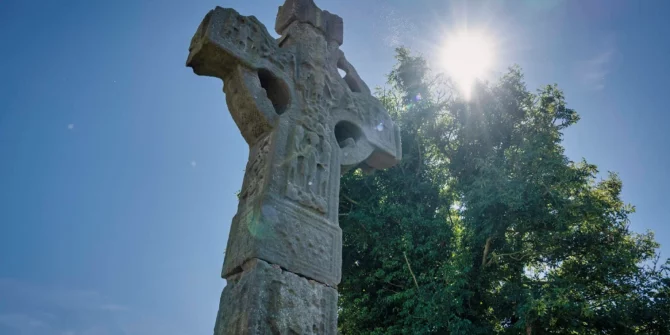 Celtic cross Church-graveyard-guided-history tours-Clifden Galway-Ireland