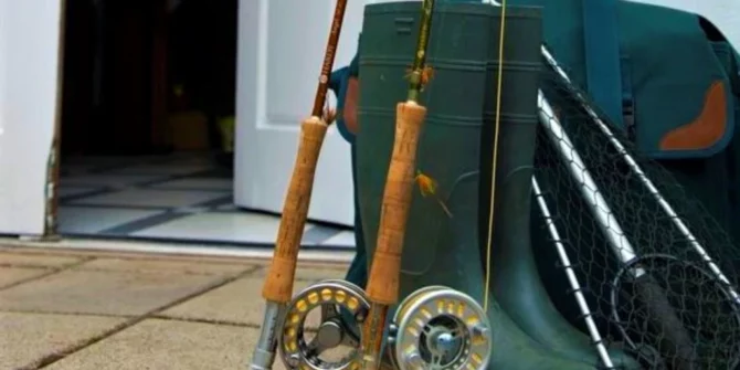 Fishing gear-Lough Corrib-Galway-Ireland